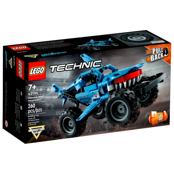 Детский конструктор LEGO Monster Jam Megalodon Автомобиль/ Синий photo 1