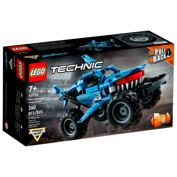 Детский конструктор LEGO Monster Jam Megalodon Автомобиль/ Синий photo 1