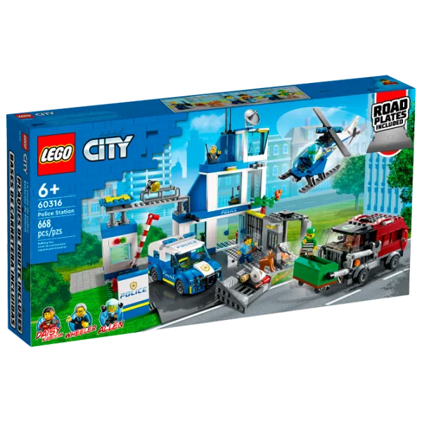 Детский конструктор LEGO Полицейский участок Полицейский участок/ Синий photo 1