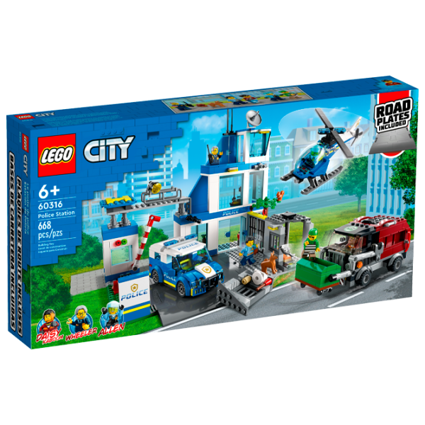 Детский конструктор LEGO Полицейский участок Полицейский участок/ Синий photo 1