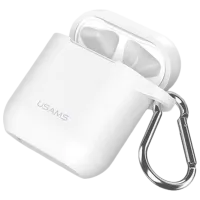 Чехол для наушников Apple AirPods 1/ 2 (US-BH423) Usams/ Силикон/ Белый