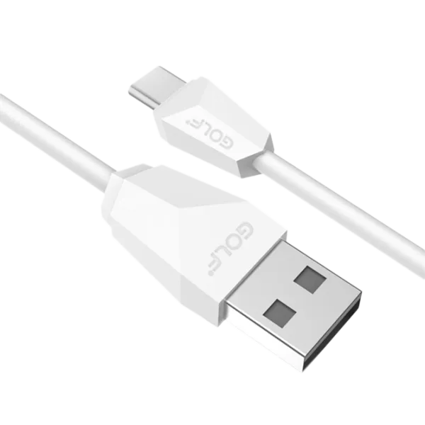 Кабель USB GC-27 Golf USB Type-A + USB Type-C 1 м/ Белый photo 1