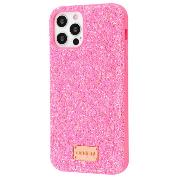 Чехол для смартфона Apple iPhone 13 Pro Max ONEGIF/ Back/ TPU/ PC/ Glitter Розовый photo 1