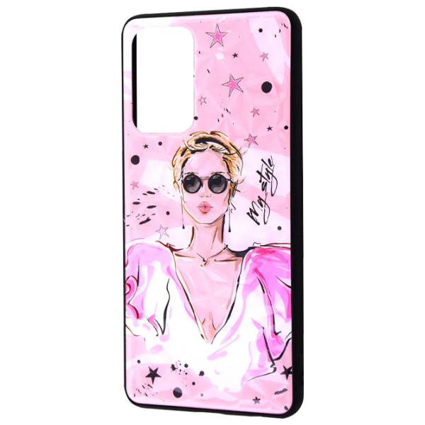 Husă pentru smartphone Samsung Galaxy A52 WAVE/ Back/ TPU/ PC/ Multicolor/ Pink photo 1