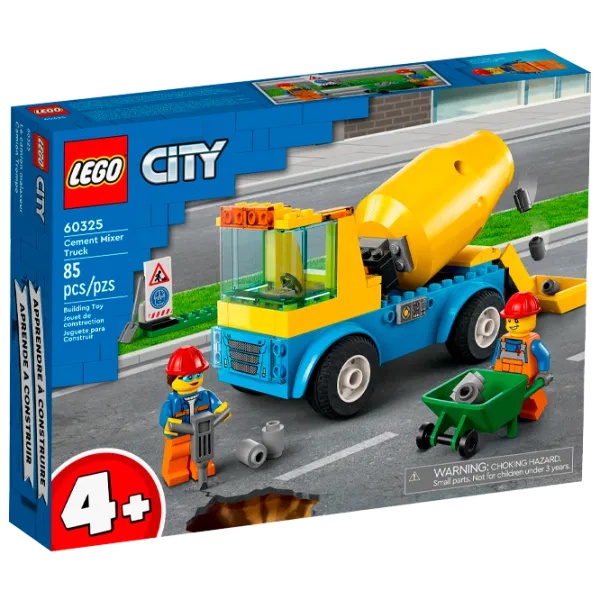 Детский конструктор LEGO Бетономешалка Бетономешалка/ Желтый photo 1