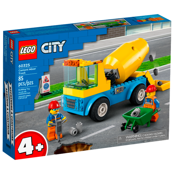 Детский конструктор LEGO Бетономешалка Бетономешалка/ Желтый photo 1