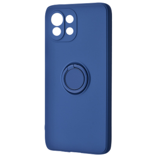 Husă pentru smartphone Xiaomi Mi 11 Lite/ 11 Lite 5G NE WAVE/ Back/ TPU/ Dark Blue photo 1