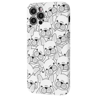 Чехол для смартфона Apple iPhone 13 Pro WAVE/ Back/ TPU/ Серый Белый