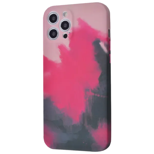 Чехол для смартфона Apple iPhone 12 Pro Max WAVE/ Back/ TPU/ Черный Розовый photo 1