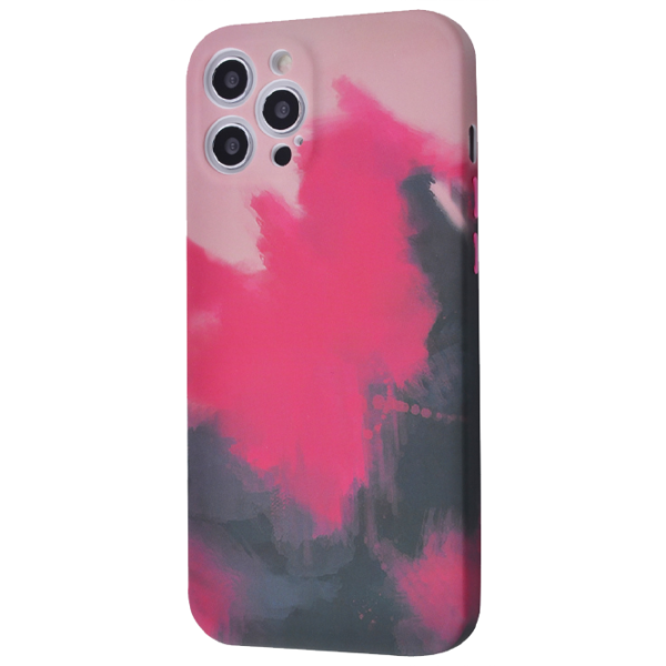 Чехол для смартфона Apple iPhone 12 Pro Max WAVE/ Back/ TPU/ Черный Розовый photo 1