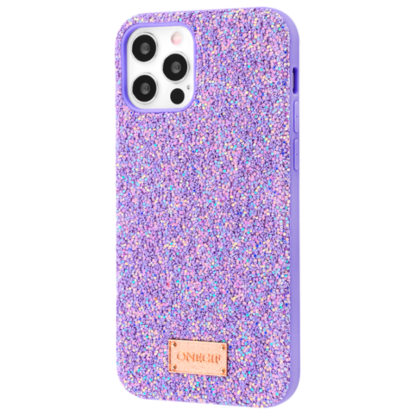 Чехол для смартфона Apple iPhone 13 Pro Max ONEGIF/ Back/ TPU/ PC/ Glitter Пурпурный photo 1