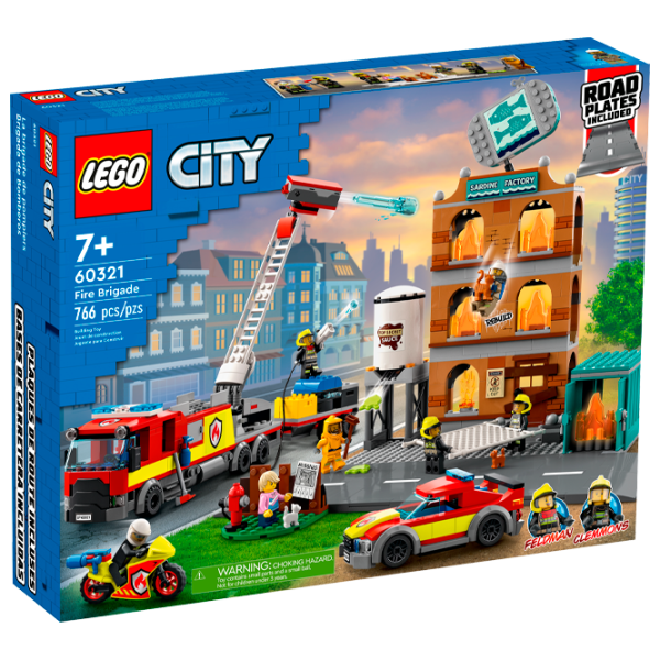 Детский конструктор LEGO Пожарная бригада Пожарные/ Красный photo 1
