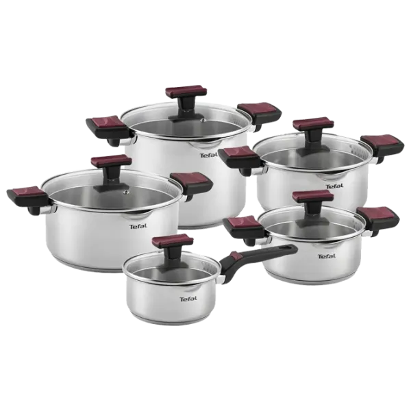 Набор кастрюль Tefal G723SA74 2/ 2.9/ 5/ 6.1 л Нержавеющая сталь/ Стальной photo 1