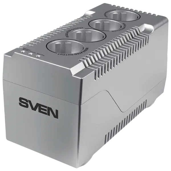 Stabilizator de tensiune Sven VR-F1000 Silver photo 1