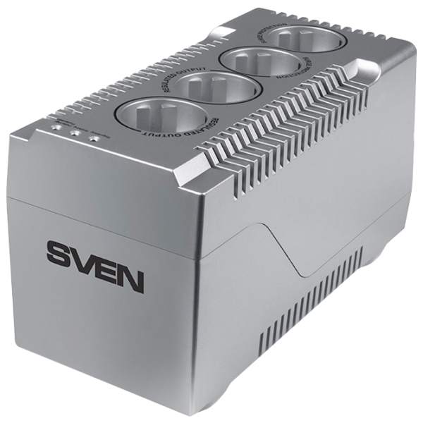 Stabilizator de tensiune Sven VR-F1000 Silver photo 1