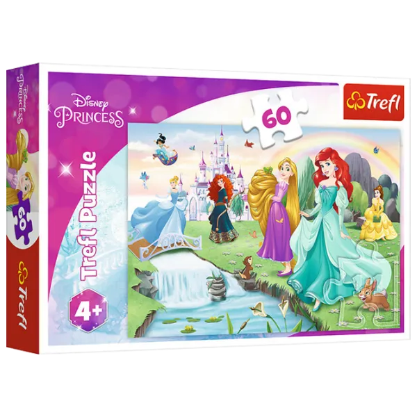 Пазл 2D Trefl Meet the Princesses 3+/ Количество деталей: 60 photo 1 Пазл 2D Trefl Meet the Princesses 3+/ Количество деталей: 60 photo 1