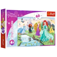 Пазл 2D Trefl Meet the Princesses 3+/ Количество деталей: 60