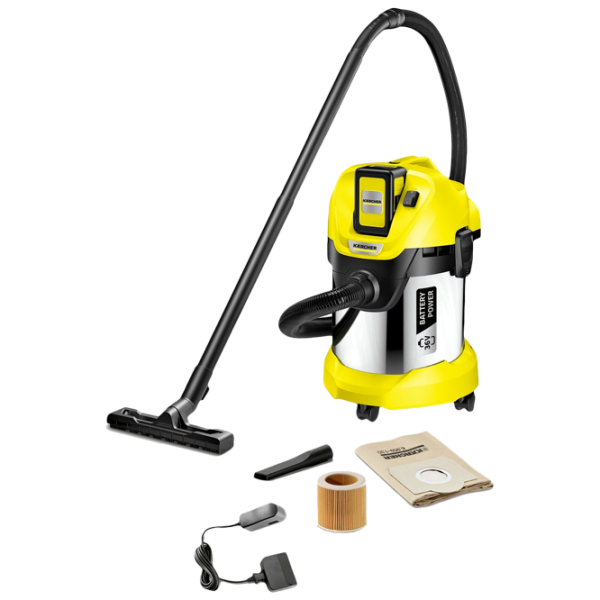 Aspirator industrial KARCHER WD 3 Battery Premium Set Uscată, umedă/ 300 W photo 1
