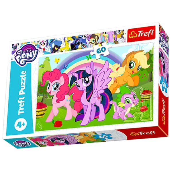 Пазл 2D Trefl Rainbow friendship 4+/ Количество деталей: 60 photo 1 Пазл 2D Trefl Rainbow friendship 4+/ Количество деталей: 60 photo 1