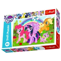 Пазл 2D Trefl Rainbow friendship 4+/ Количество деталей: 60