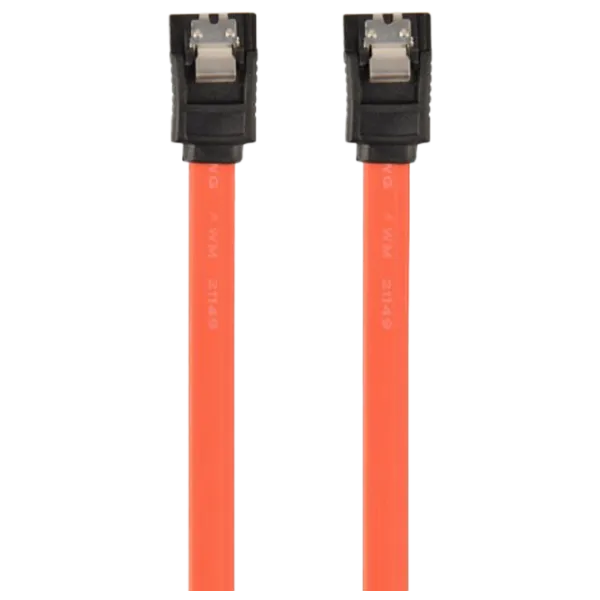 Cablu de date Cablexpert SATA III + SATA III 0.3 m/ Red photo 1