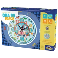 Пазл 2D Noriel Часы с машинкой 6+/ Количество деталей: 100