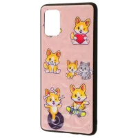 Чехол для смартфона Samsung Galaxy A32 WAVE/ Back/ TPU/ PC/ Светлый Розовый