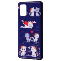 Чехол для смартфона Samsung Galaxy A12/ Galaxy M12 WAVE/ Back/ TPU/ Midnight Синий