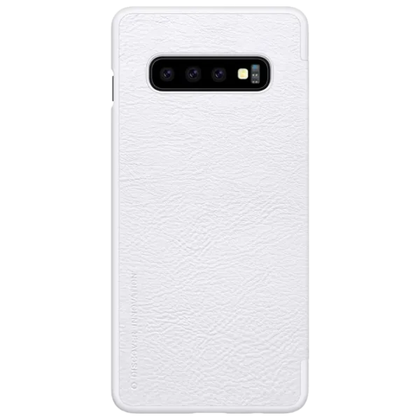 Husă pentru smartphone Samsung Galaxy S10 Nillkin/ Flip Cover/ Leather/ TPU/ White photo 1 Husă pentru smartphone Samsung Galaxy S10 Nillkin/ Flip Cover/ Leather/ TPU/ White photo 1