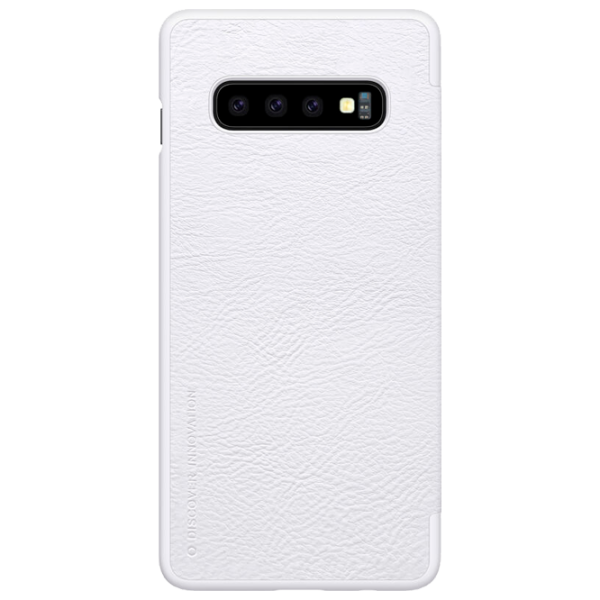 Husă pentru smartphone Samsung Galaxy S10 Nillkin/ Flip Cover/ Leather/ TPU/ White photo 1 Husă pentru smartphone Samsung Galaxy S10 Nillkin/ Flip Cover/ Leather/ TPU/ White photo 1