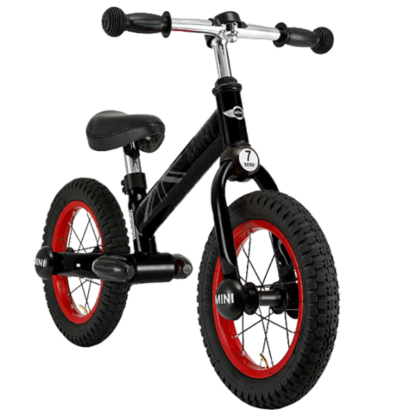Bicicletă fără pedale Rastar Mini Cooper Oțel/ Black Red photo 1