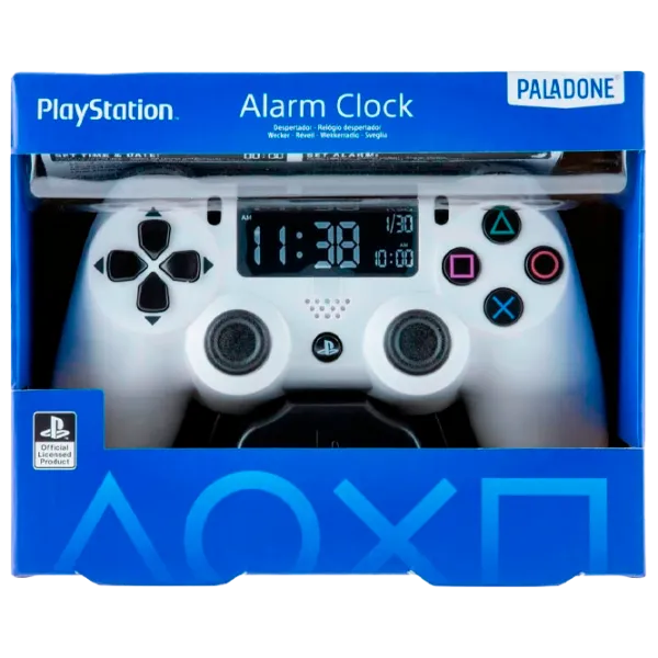 Deșteptător Paladone PS4 PP8342PS PlayStation/ Black White photo 1