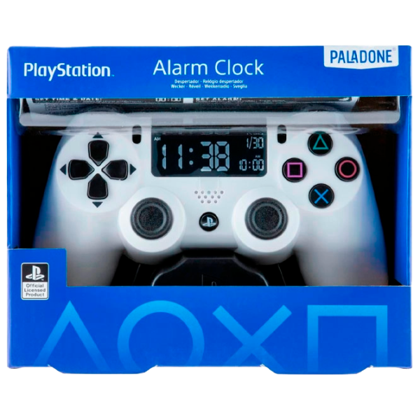Deșteptător Paladone PS4 PP8342PS PlayStation/ Black White photo 1