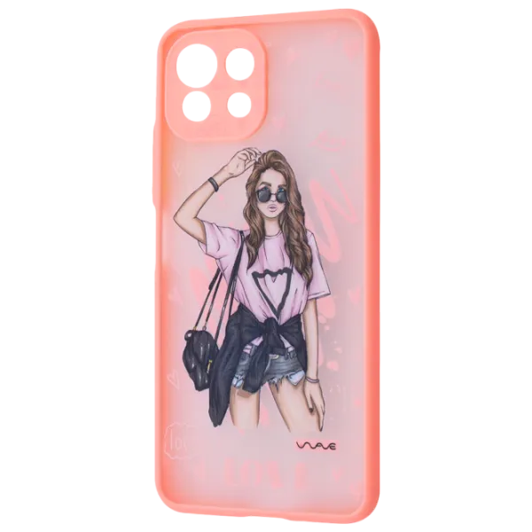 Husă pentru smartphone Xiaomi Mi 11 Lite/ 11 Lite 5G NE WAVE/ Back/ TPU/ PC/ Pink photo 1