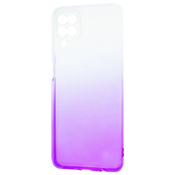 Husă pentru smartphone Samsung Galaxy A12/ Galaxy M12 (A125) PRC/ Back/ TPU/ White Purple photo 1