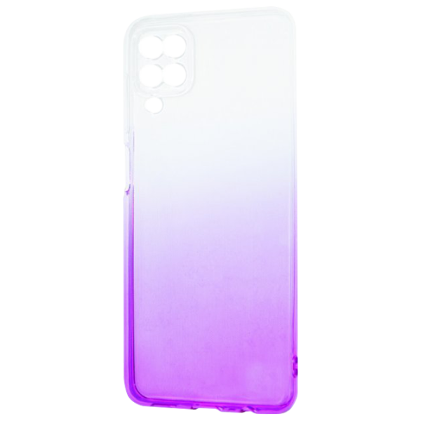 Husă pentru smartphone Samsung Galaxy A12/ Galaxy M12 (A125) PRC/ Back/ TPU/ White Purple photo 1