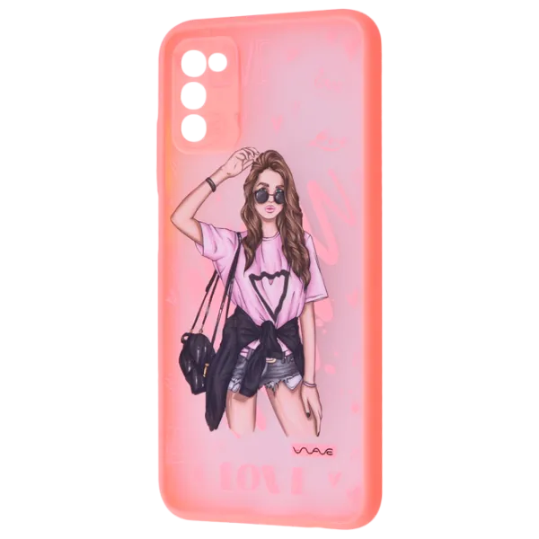Husă pentru smartphone Samsung Galaxy A03s WAVE/ Back/ TPU/ PC/ Pink photo 1 Husă pentru smartphone Samsung Galaxy A03s WAVE/ Back/ TPU/ PC/ Pink photo 1
