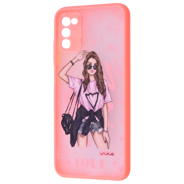 Husă pentru smartphone Samsung Galaxy A03s WAVE/ Back/ TPU/ PC/ Pink photo 1 Husă pentru smartphone Samsung Galaxy A03s WAVE/ Back/ TPU/ PC/ Pink photo 1