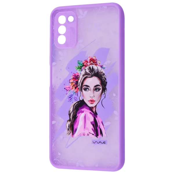 Чехол для смартфона Samsung Galaxy A03s (A037) WAVE/ Back/ TPU/ Пурпурный photo 1 Чехол для смартфона Samsung Galaxy A03s (A037) WAVE/ Back/ TPU/ Пурпурный photo 1