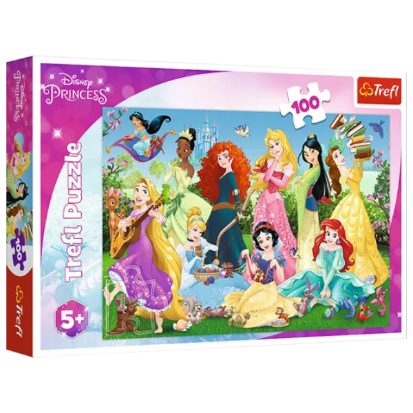 Пазл 2D Trefl Charming Princesses 5+/ Количество деталей: 100 photo 1 Пазл 2D Trefl Charming Princesses 5+/ Количество деталей: 100 photo 1