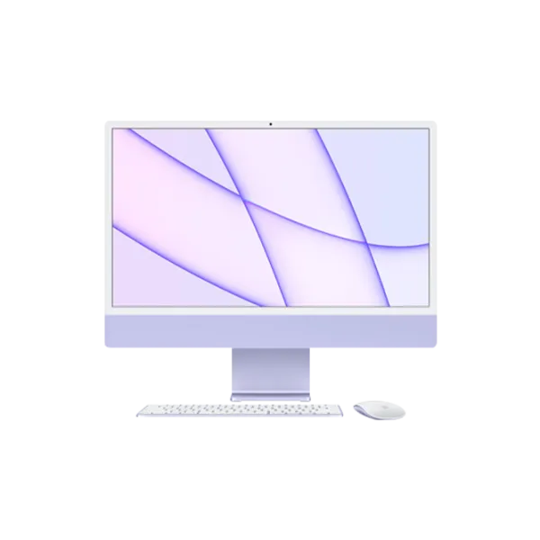 All-in-One PC Apple 24" 4.5K M1/ iMac 2021/ 16 GB/ 512 GB/ Purple photo 1