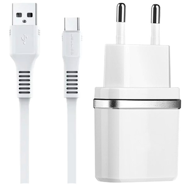 Сетевое зарядное устройство EVO 2USB 2.4A (MicroUSB) Белый photo 1