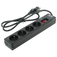 Prelungitor APC P43B-RS Essential 1 m Black