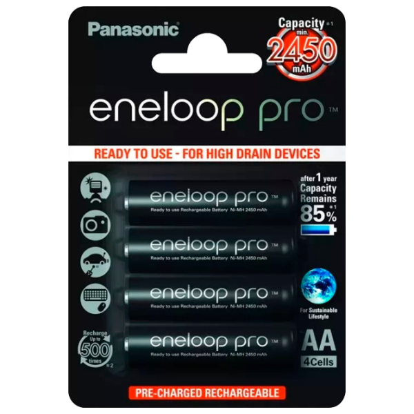 Батарейка Panasonic Lithium AA 1.2 В/ 4 шт. photo 1