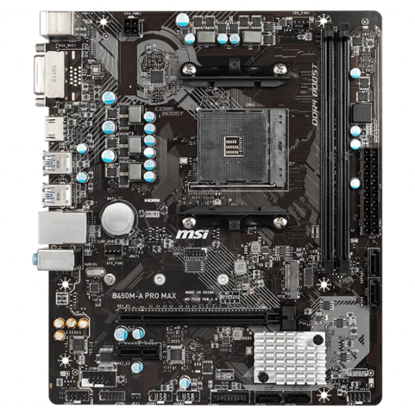 Материнская плата MSI B450M-A PRO MAX mATX/ AMD B450 photo 1