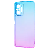 Чехол для смартфона Xiaomi Redmi Note 10 Pro WAVE/ Back/ TPU/ Синий/ Фиолетовый