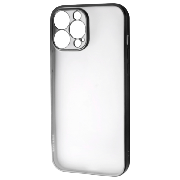 Чехол для смартфона Apple iPhone 13 Pro Max SULADA/ Back/ TPU/ Прозрачный Черный photo 1