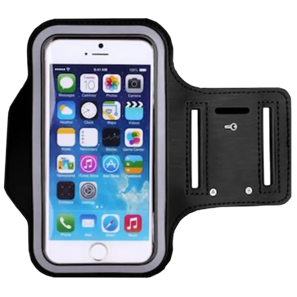 Чехол для смартфона Apple iPhone 5/ 5S/ 5SE Arm Band/ Polyester/ Прозрачный Черный photo 1