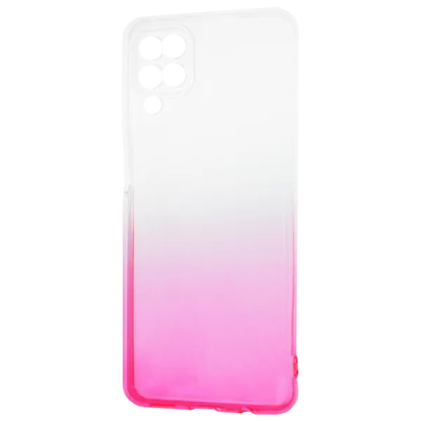Husă pentru smartphone Samsung Galaxy A12/ Galaxy M12 (A125) PRC/ Back/ TPU/ White Pink photo 1