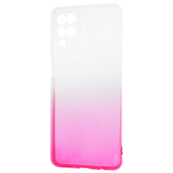 Husă pentru smartphone Samsung Galaxy A12/ Galaxy M12 (A125) PRC/ Back/ TPU/ White Pink photo 1